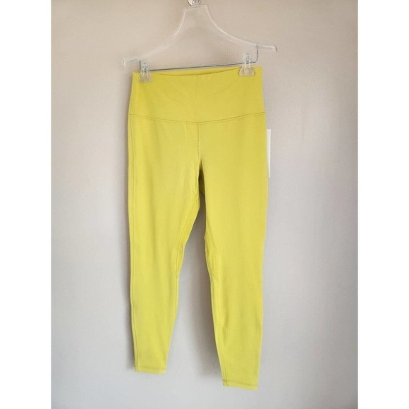 NWT Lululemon Align HR Pant 28" Size 12 SOLL Yellow Soleil - Picture 1 of 6